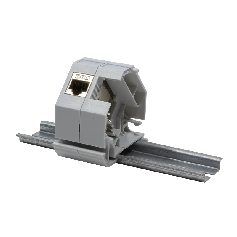 Logilink | Adapter na szynę DIN do 1 modułu Keystone RJ45 | MP0053