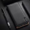 Dux Ducis Dux Ducis Hivo skórzany portfel z klapką z naturalnej skóry etui na karty i dokumenty Samsung Galaxy S22+ (S22 Plus) czarny