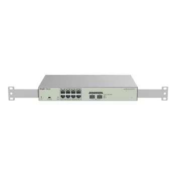 Ruijie Networks RG-NBS3100-8GT2SFP-P-V2 przełącznik sieciowy Zarządzalny L2 Gigabit Ethernet (10/100/1000) Power over Ethernet (PoE) Metalowy