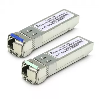 Moduł Extralink SFP+ 10G SFP+ WDM 10 Gb/s 1270/1330 nm jednomodowy 20 km LC DOM para