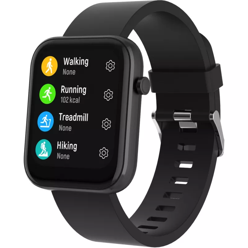 DENVER SW-182 - Smartwatch z opaską - Wyświetlacz 4,3 cm (1,7 cala) - Bluetooth - Czarny (116111000580)