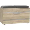 Zamknięta szafka na buty Top e Shop OPAL SZAFKA SONOMA — dąb, 850×450 mm, płyta wiórowa, rama 16 mm