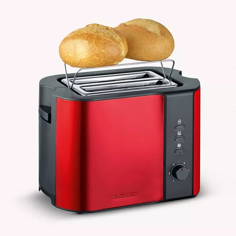 Toster Severin AT 2217 2 kromki 800 W Czarny Czerwony