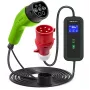 Qoltec Mobilny Ładowarka do EV Samochodowa Regulowana 2w1 Type2 | 11kW | CEE 5 PIN | LCD | 3 fazy | Przenośna | Wallbox | 5m