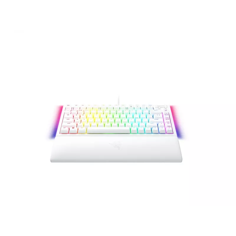 Mechaniczna klawiatura gamingowa Razer CzarnyWidow V4 75% USB QWERTY US English biała