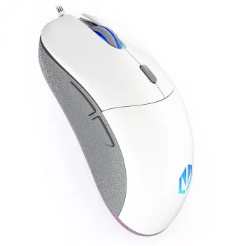ENDORFY GEM Plus Onyx Biały mysz Gaming Praworęczna USB Type-C Optyczna 19000 DPI
