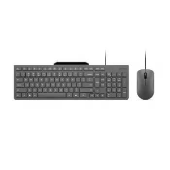 Przewodowy zestaw klawiatury i myszy Lenovo 310 (US English) — pełnowymiarowa klawiatura, przewód 1,8 m, optyczna symetryczna mysz 2000 DPI