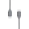 Kabel USB Nevox 1654 USB 2.0 2m USB C Szary Srebrny
