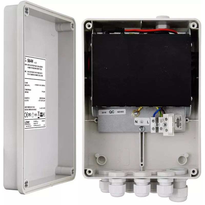 Sieciowy przełącznik PoE PULSAR S64H — 6 portów 10/100 Mbps, obsługa PoE