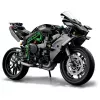 Model motocykla LEGO Technic Kawasaki Ninja H2R 42170 — replika w skali 1:1, 643 elementy, instrukcja, dla wieku 10+