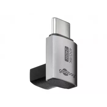 Goobay USB-C Adapter pionowy obrócony o 90° USB4 - Wtyk> (74444)