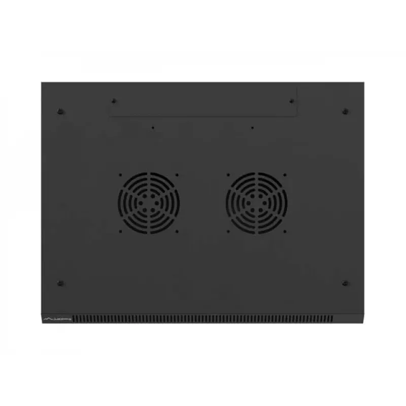 Wall-mount 19 inch rack cabinet LANBERG 4U 600x450 mm Czarny with metal door