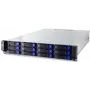 Fantec SRC-2612X07 2HE 680MM SRC-2612X07, 12x 8,89 cm (3,5"), 3x SFF-8087, 5x 4-pin Molex, USB 2.0, 2HE, 19", 430x680x88 mm (2163)