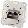 Gniazdo RJ-45 ShiverPeaks BS74280 — Kategoria 6a, Metaliczne
