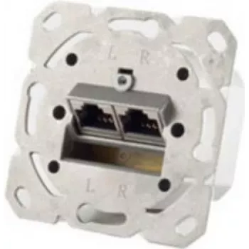 Gniazdo RJ-45 ShiverPeaks BS74280 — Kategoria 6a, Metaliczne
