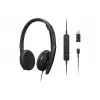 Lenovo 4XD1M45626 zestaw słuchawkowy Przewodowy Nagłowny USB Type-C Czarny