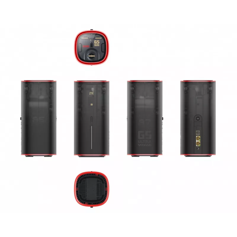 Router ZTE MC8512 G5 Ultra Black-Red Gaming