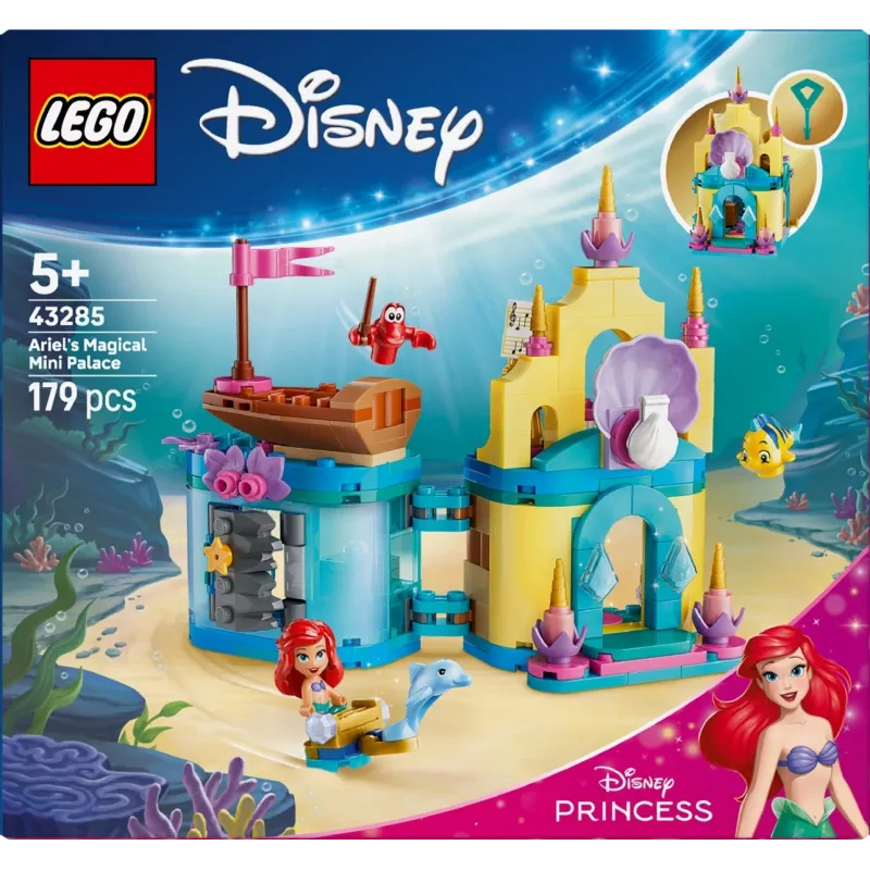 Klocki Disney 43285 Ariels Magical Mini Palace