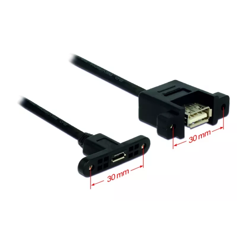 Kabel USB Micro-USB B USB A DeLOCK 85109 0,25 m