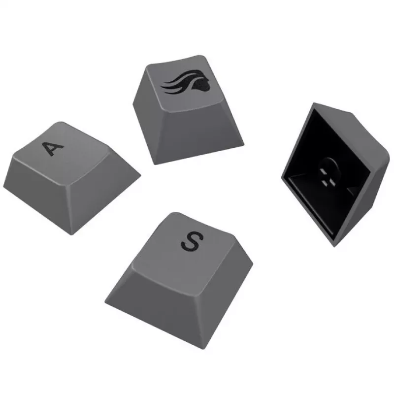 Keycaps GLORIOUS GPBT Basics PBT Dye-Sub Armor szary układ ANSI