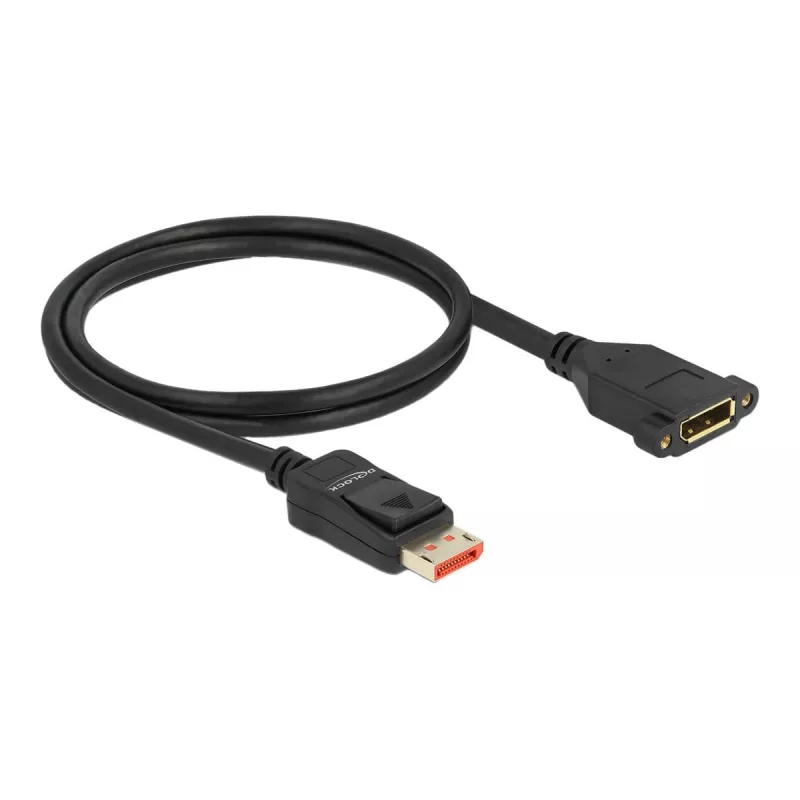 Przedłużacz DisplayPort do montażu w panelu DeLOCK 87095 8K 60 Hz 1 m