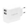 Zasilacz LogiLink - 12 W - 2,4 A - 2 porty wyjściowe (USB)