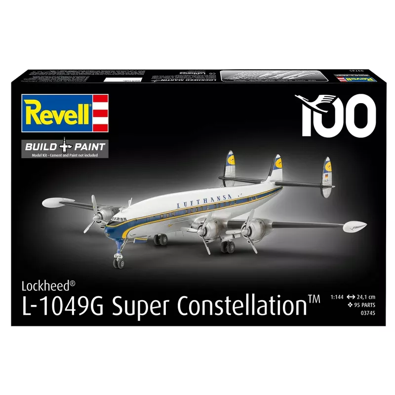 Zestaw modelu plastikowego REVELL Lockheed L.1049G Super Constellation Lufthansa model w skali