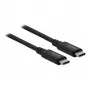 Kabel USB Delock - USB-C (M) na USB-C (M) - USB4 / Thunderbolt 3 / DisplayPort - 20 V - 5 A - 80 cm - obsługa Power Delivery 3.0, obsługa 8K 60 Hz (7680 x 4320)