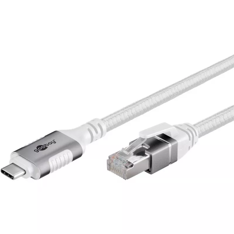 Goobay 74177 - adapter sieciowy kabel USB 3.1 Type C Gigabit Ethernet 3 m - Network Card - 1.000 Mbps (74177)