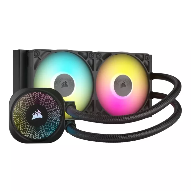 Chłodzenie cieczą All-in-one Corsair iCUE LINK TITAN RX RGB 12 cm Czarny