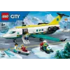 LEGO City Samolot Ratunkowy 60465 – mały zestaw konstrukcyjny samolotu ratunkowego, 403 elementy, 4 minifigurki, wiek 6+