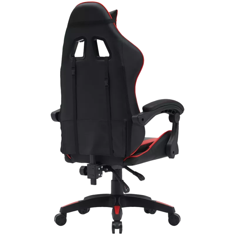 Fotel gamingowy CANYON Core SGCH2 — ergonomiczna konstrukcja, regulowana wysokość, czarno-czerwony