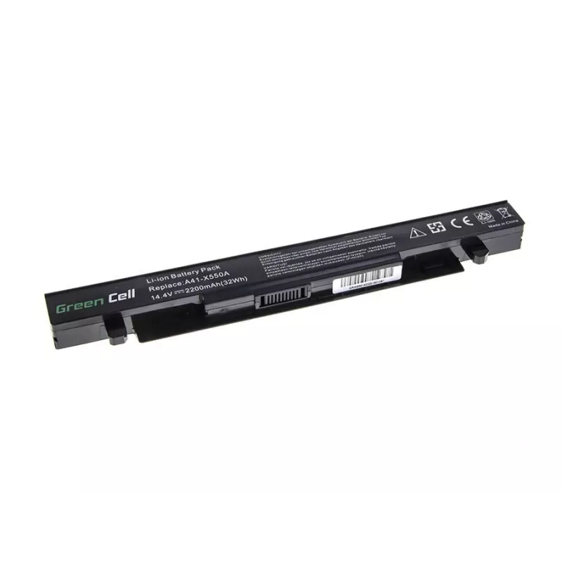 Bateria zielony Cell AS58 do laptopów ASUS — Li-Ion 2200 mAh, 14.4 V, 4 ogniwa, czarna