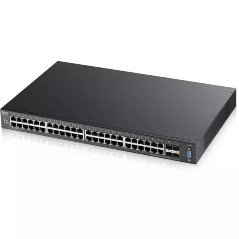 Zyxel XGS2210-52 Przełącznik zarządzalny L2 Gigabit Ethernet (10/100/1000) 1U Czarny