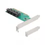 DELOCK karta bifurkacyjna PCIe x16 na 4× wewnętrzne SFF-8643 NVMe, niskoprofilowa
