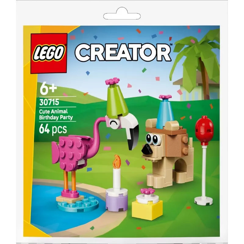 Creator Blocks 30715 Urocze Zwierzęta Przyjęcie Urodzinowe