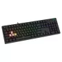 Klawiatura gamingowa SAVIO STYX BROWN — mechaniczna Outemu Brown, QZERTY US International, RGB, USB, pełnowymiarowa 104 klawisze, czarna