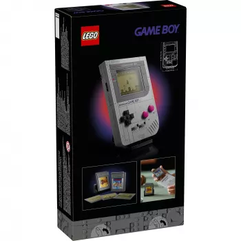 Zestaw konstrukcyjny LEGO Retro Design Game Boy 72046 – szczegółowa replika modelu, stojak ekspozycyjny
