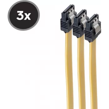 Kabel danych SATA ShiverPeaks BS78246-0.5Y-3 6 Gb/s z metalowym klipsem, 0,5 m