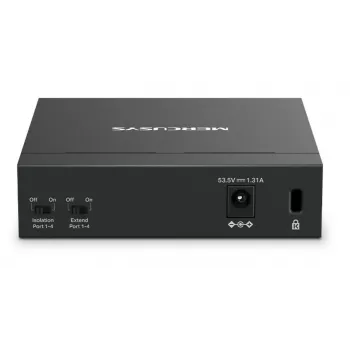 Mercusys 5-portowy gigabitowy przełącznik biurkowy z 4 portami PoE+