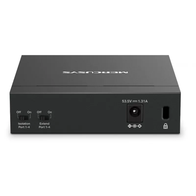 Mercusys 5-portowy gigabitowy przełącznik biurkowy z 4 portami PoE+