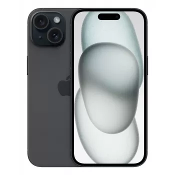 Apple iPhone 15 15,5 cm (6,1 cala) Dual SIM iOS 17 5G USB Type-C 128 GB Czarny