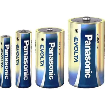 Panasonic Evolta C - Bateria jednorazowa - Alkaliczna - 1.5 V - 2 szt. - Niebieska - C