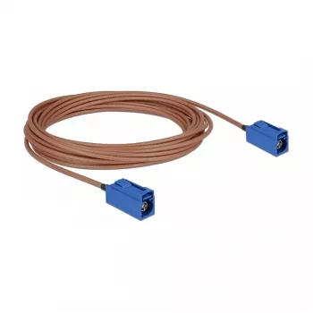 Kabel koncentryczny DeLOCK 89666 RG-316 5m FAKRA C niebieski brązowy