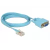Kabel szeregowy DeLOCK 63341 niebieski 1 m DB-9