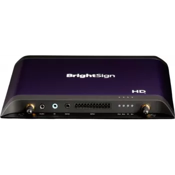 Odtwarzacz multimedialny BrightSign HD1026 4K z obsługą USB, GPIO, Audio, microSD