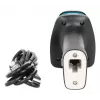 Manhattan 2D Long Range LED Barcode Scanner, USB, 450mm głębokość skanowania, maks. światło otoczenia 100 000 luksów (światło słoneczne), obsługuje symbologie - 1D (21 wersji) i 2D (10 wersji), kabel skanera RJ45 do USB 1,8 m (najpopularniejszy typ, czyli USB-A), czarny, 3 lata gwarancji