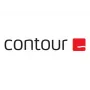 Ergonomiczna mysz przewodowa Contour X-Bar z wyśrodkowaną konstrukcją — czarna