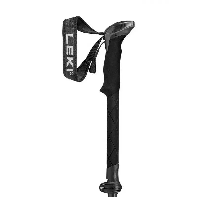 Kijki trekkingowe Leki Sherpa FX regulowane 120–140 cm, czarne
