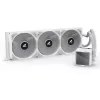 All-in-One CPU liquid cooler Sharkoon S100 ARGB biały — 360 mm radiator, Infinity-Mirror effect